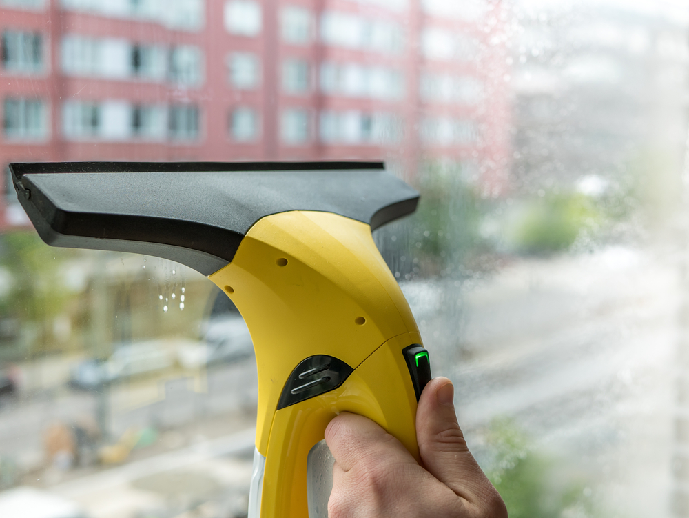 cleaning windows